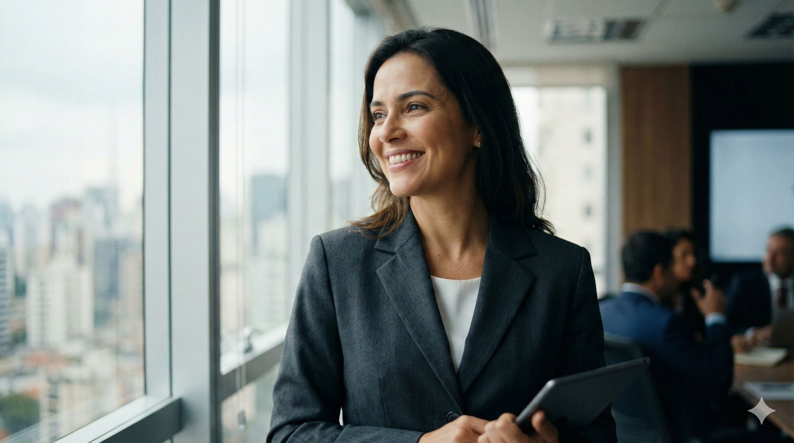 Executivo em contexto corporativo